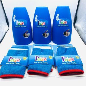 6PK Baby Bath Wash Cloths & Rinse Cups NEW